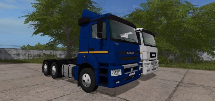 Мод грузовик КАМАЗ-65806-002-68 V2.2 Фарминг Симулятор 2017