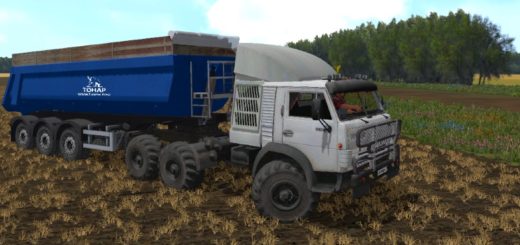 Мод грузовик MR KAMAZ 4310 TURBO Фарминг Симулятор 2017