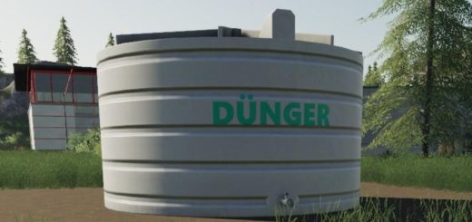 Мод LIQUID FERTILIZER TANK - PLACEABLE V1.0 FS19