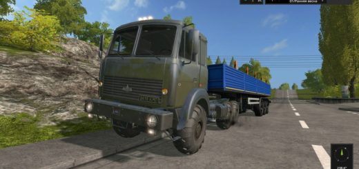 Мод тягач МАЗ 64255 V1.0.0.0 Фарминг Симулятор 2017