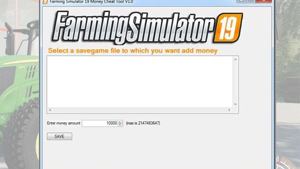 MONEY CHEAT TOOL V1.0 Farming Simulator 2019