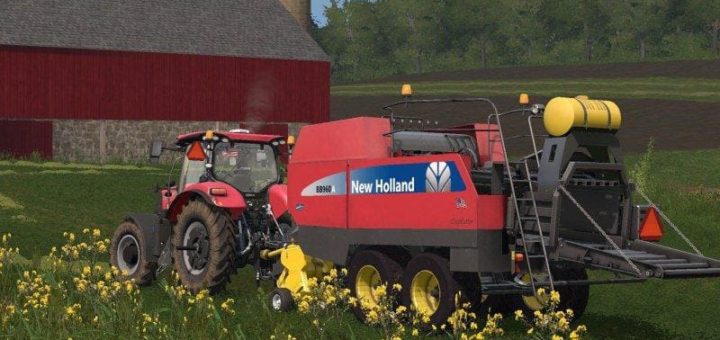 Мод тюкопресс NEW HOLLAND BB960A AMERICAN V1.0 FS17