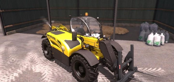 Мод погрузчик NEW HOLLAND TH 7.42 V1.0.1.0 Farming Simulator 17