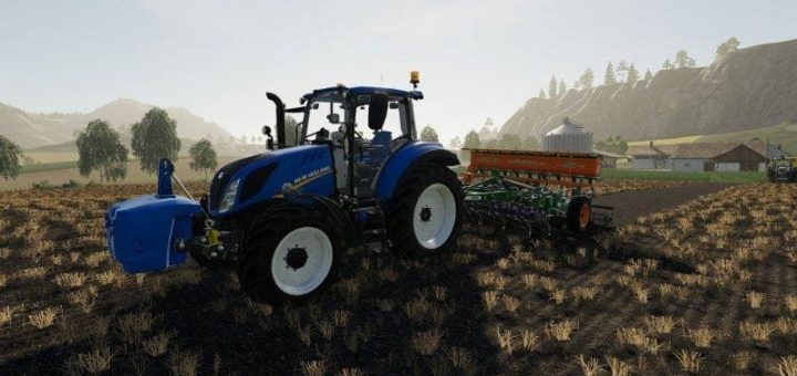 Мод трактор NEW HOLLAND T5 CHIP TUNNING V1.0 FS19