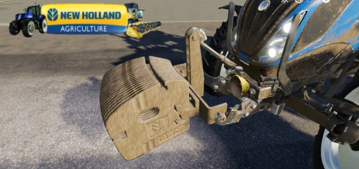 Мод противовес New Holland Weight 1800 FS19