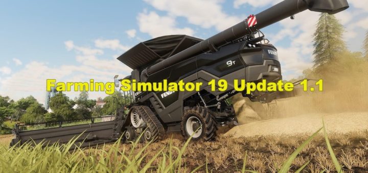 Патч для Farming Simulator 19 UPDATE (PATCH) V1.1