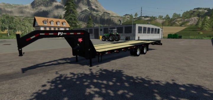 Мод трал PJ FLAT 24FT V1.2.0.0 Farming Simulator 2019