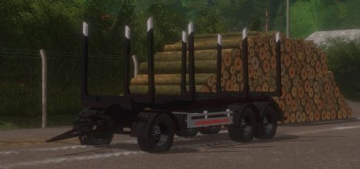 Мод прицеп SCHWARZMULLER 3 ACHSER RUNGENANHANGER V1.0 FS17