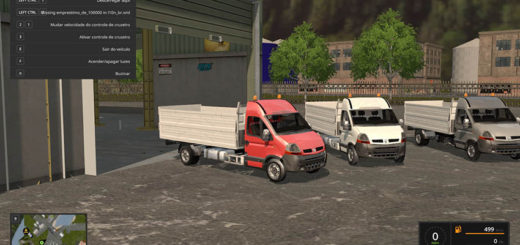 Мод грузовик RENAULT MASTER 2015 V1.0 Farming Simulator 2017