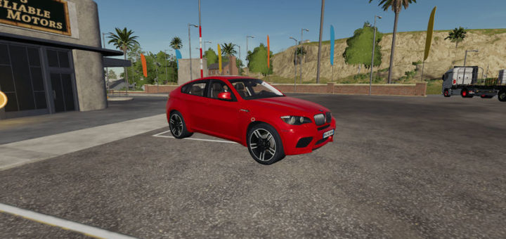 Мод авто BMW X6M Farming Simulator 19