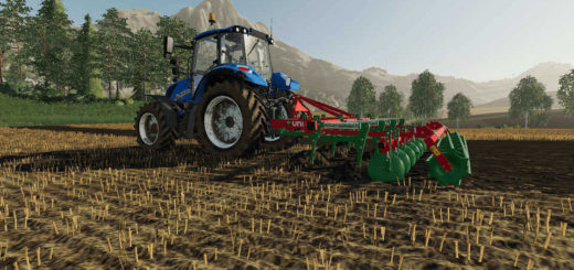 Мод культиватор Unia Kos Farming Simulator 19