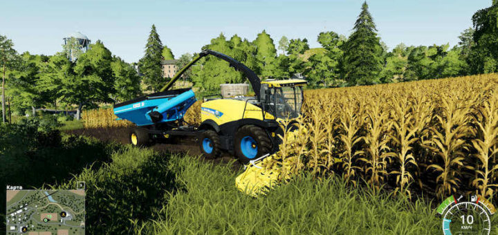 Мод комбайн New Holland FR 780 model 2018 by Cheva 1.0.1R FS19