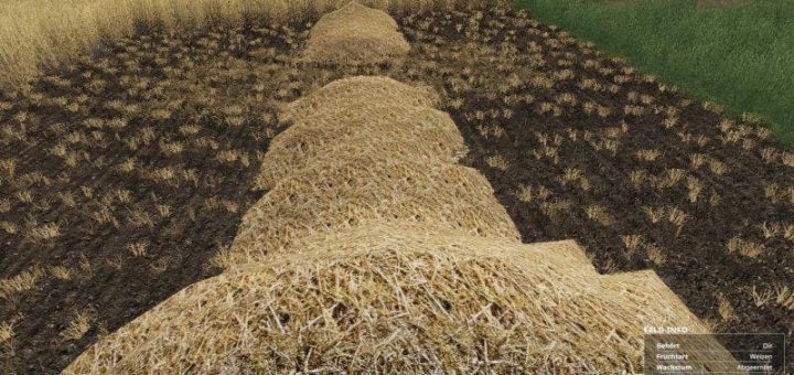 Реальная текстура соломы V1.0.0.0 Farming Simulator 2019