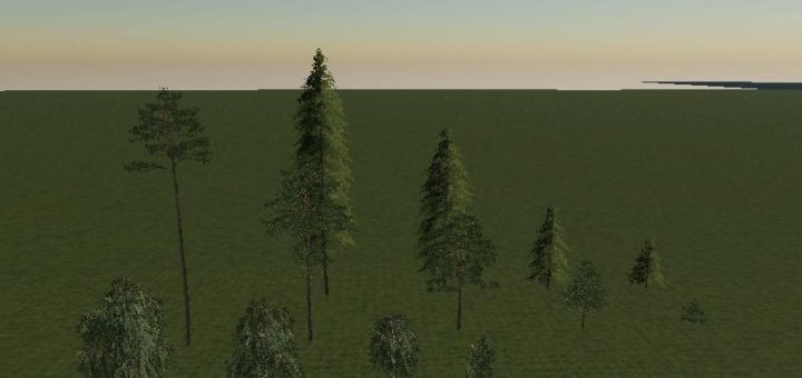 Мод FS19 TREES V1.0 Farming Simulator 2019