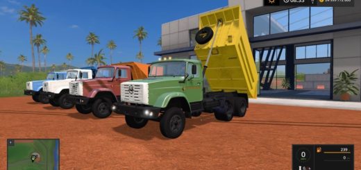 Мод грузовик ЗИЛ 4514 V1.3.0.5 GEAR BOX Фарминг Симулятор 2017