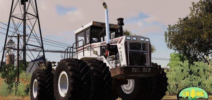 Мод трактор BIG BUD 450 MORE REALISTIC V2.0 Farming Simulator 19