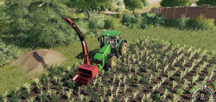 Мод щепогрыз Bruks Un Bigdaddy v2.0 Farming Simulator 2019