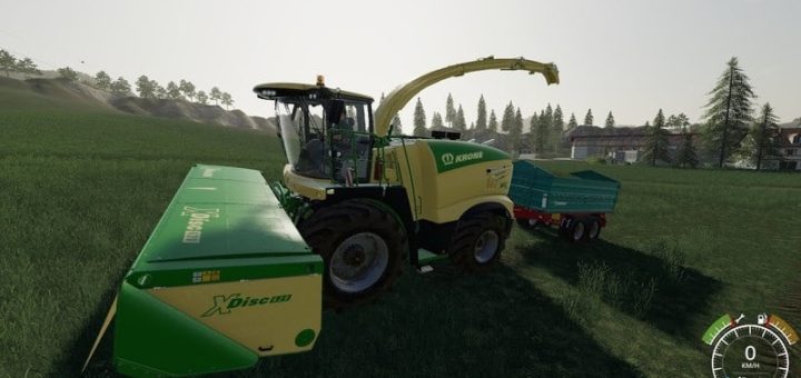 Мод комбайн BiG X100 + V 2.0 Farming Simulator 19