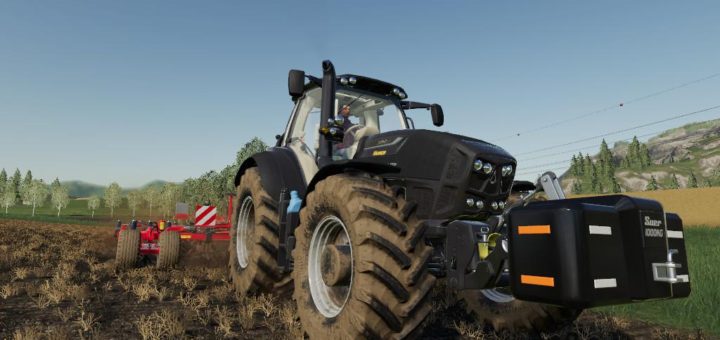 Мод трактор DEUTZ FAHR SERIES 7 V1.0.0.0 Farming Simulator 19