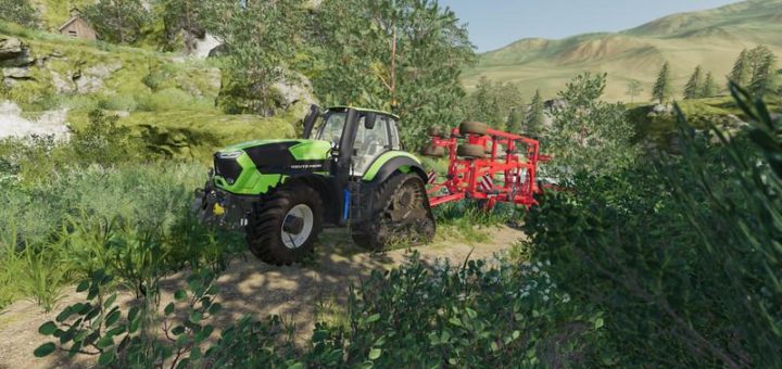 Мод трактор DEUTZ-FAHR SERIES 9 CRAWLERS V0.9 FS19
