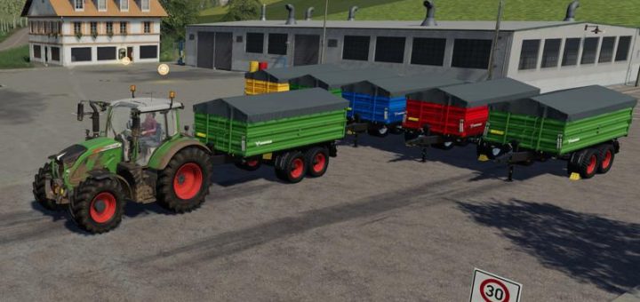 Мод прицеп FARMTECH TDK1600 MC V1.0 Farming Simulator 19
