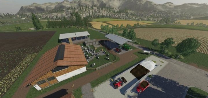 Мод карта FELSBRUNN: NEW START V1.0 Farming Simulator 19