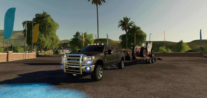 Мод авто 2011 FORD F-350 CREWCAB V1.1 Farming Simulator 2019
