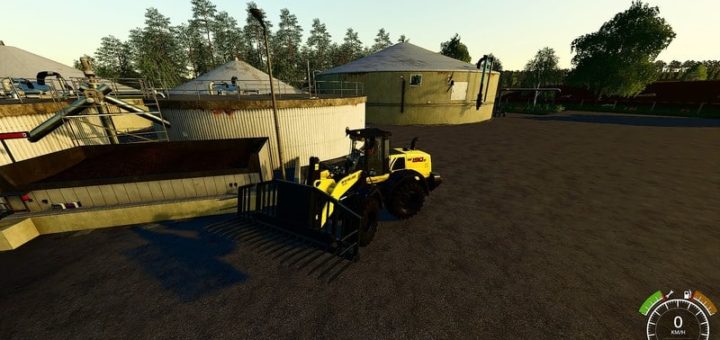 Мод вилы 20K silage fork V1.0.0.0 Farming Simulator 19