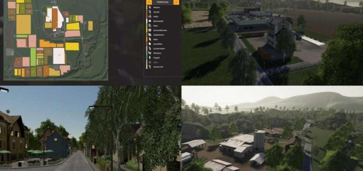 Мод карта Anna Home v1.0 Farming Simulator 19