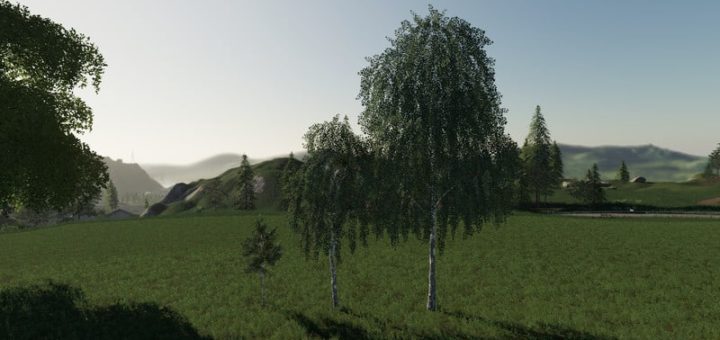 Мод ПАК BD Modding Trees Pack Pleacable V2 Farming Simulator 19