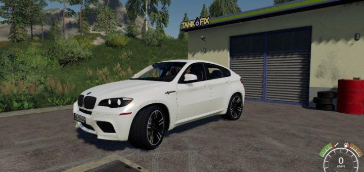 Мод авто BMW X6M 2010 v1.0.0.0 Farming Simulator 2019