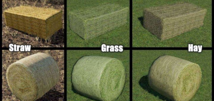 Текстуры Bale Textures v1.0.0.0 Farming Simulator 2019
