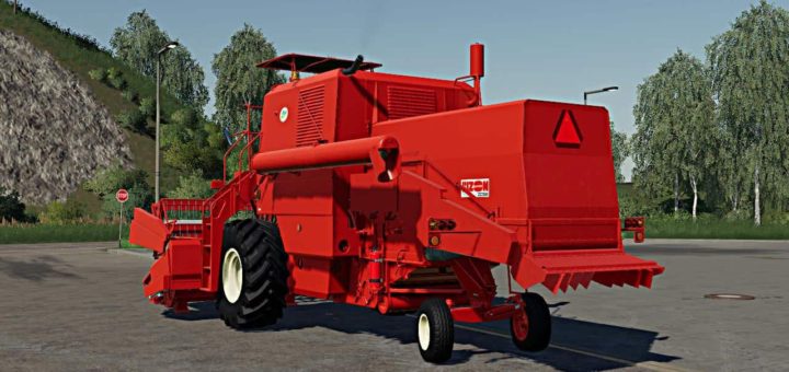 Мод комбайн Bizon Z056 Farming Simulator 19