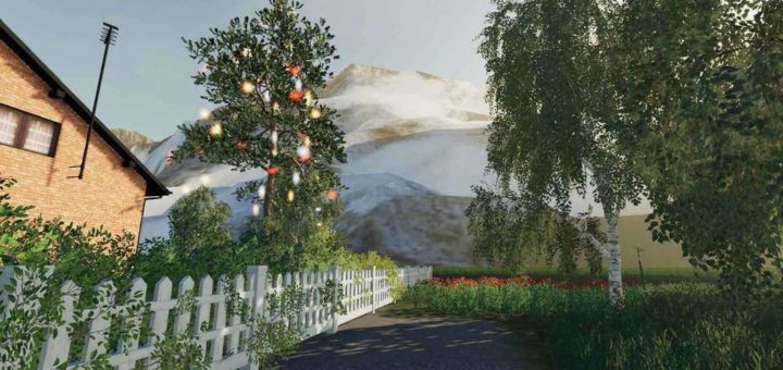 Мод CHRISTMAS TREE PLACEABLE BETA Farming Simulator 19