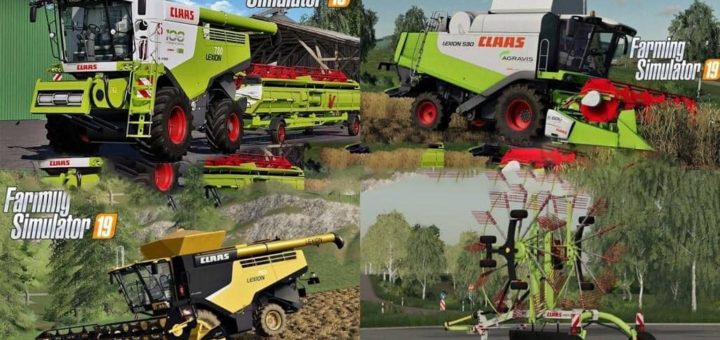 Мод ПАК CLAAS PACK v1.0.1 Farming Simualtor 19