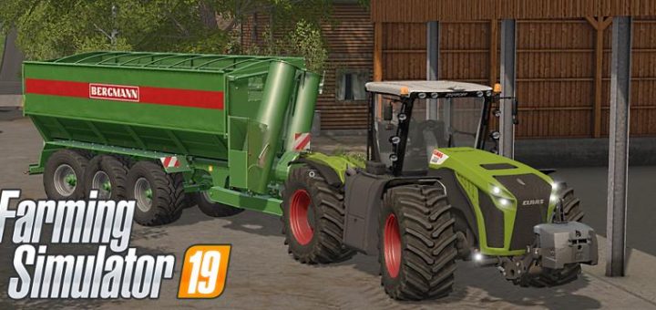 Мод трактор CLAAS XERION 5000 V1.0.0.0 Farming Simulator 2019