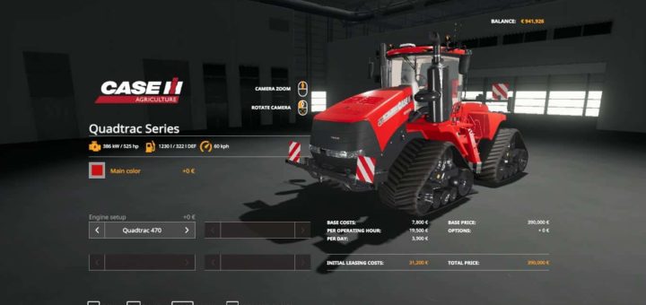 Мод трактор CASE IH QUATRAC SERIES BY STEVIE V 1.0.0.0 FS19