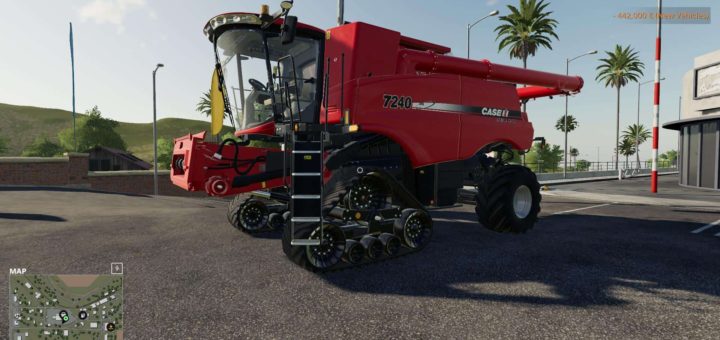 Мод комбайн CaseIH 240 set v1.0.0.0 Farming Simulator 19