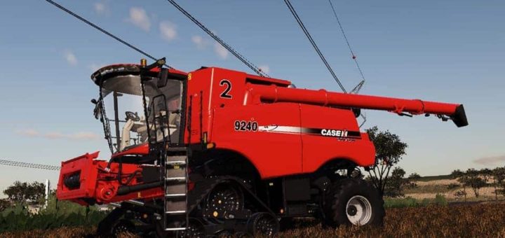 Мод комбайн CASEIH AXIAL-FLOW 240 USA SERIES V1.0 FS19