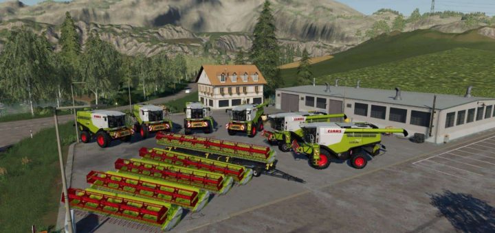 Мод ПАК Claas Lexion Pack V1.0.0.0 Farming Simulator 19