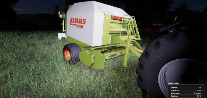 Мод тюкопресс Claas Rollant 250 v1.1.0.0 Farming Simulator 19