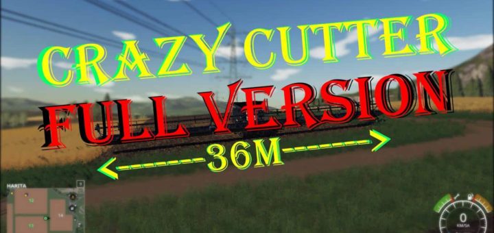 Мод Crazy Cutter PowerFlow FullVersion v2.0 Farming Simulator 19