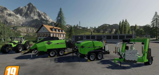 Мод ПАК Deutz-Fahr BaleMaster Set v1.0.0.0 Farming Simulator 19