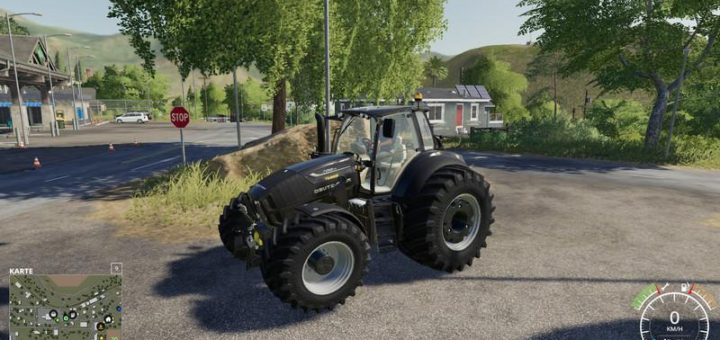 Мод трактор Deutz Series 7 v1.5 Farming Simulator 19