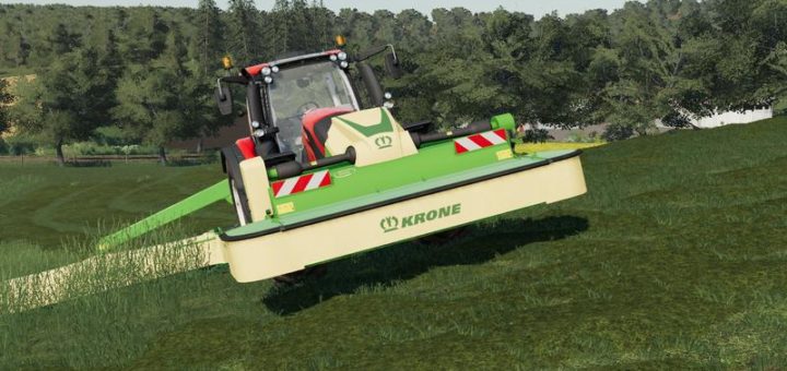 Мод сенокосилка Externe Modder Krone Easy Cut F v1.0 FS19