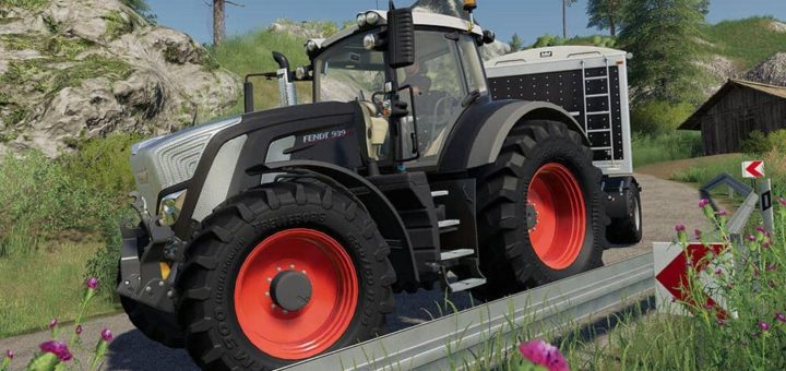 Мод трактор FENDT 900 BLACK BEAUTY V1.0.0.0 Farming Simulator 19