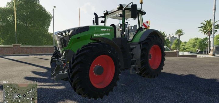 Мод трактор Fendt 1000 im agrarservice-mv Desing v1.0.0.0 FS19