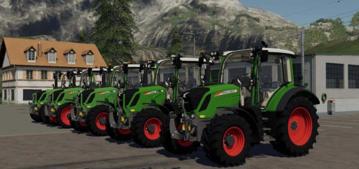 Мод трактор Fendt 300 Vario V1 Farming Simulator 2019