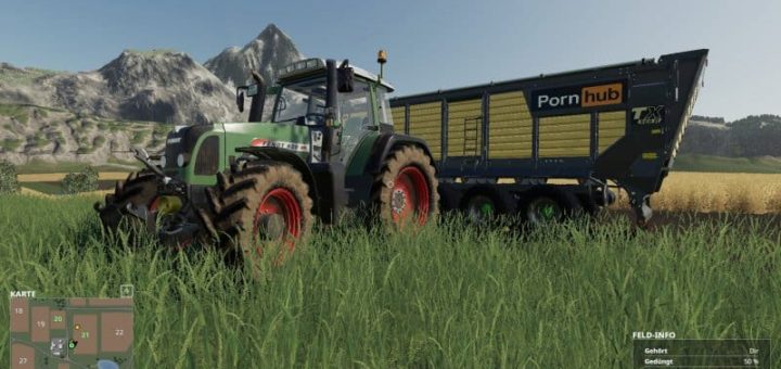 Мод трактор Fendt 800 Tms Farming Simulator 19