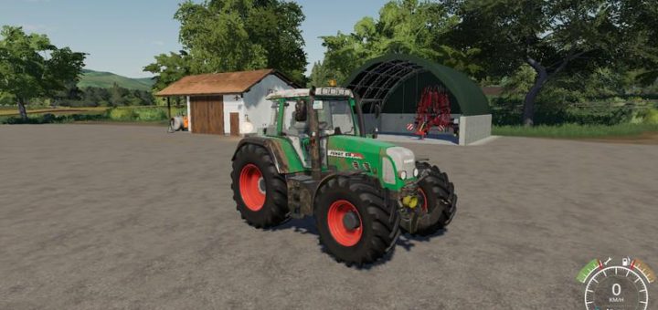Мод трактор Fendt 818 TMS v0.5 Farming Simulator 19